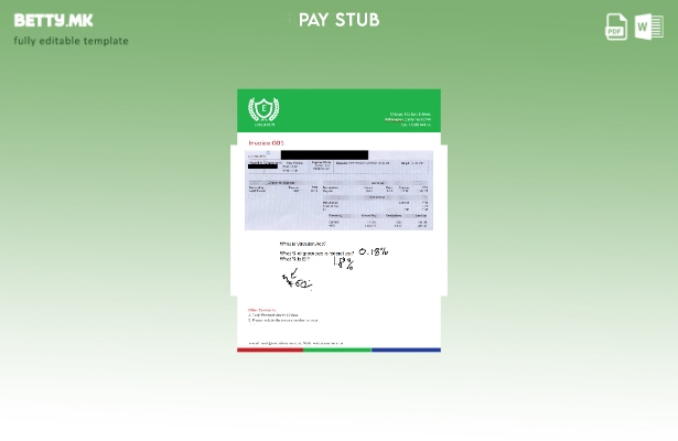 модерен стил Шаблон за работи за плаќање Acc за одмор